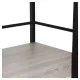 Стол на металлокаркасе BRABIX LOFT CD-005, 1200х520х1200 мм, 3 полки, цвет дуб антик, 641222. Фото товара с разных ракурсов.
