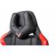 Кресло игровое Бюрократ VIKING 5 AERO RED черный/красный искусственная кожа. Фото товара с разных ракурсов.