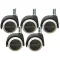 Колесики для компьютерного кресла (упаковка 5 шт.) маленькое фото
