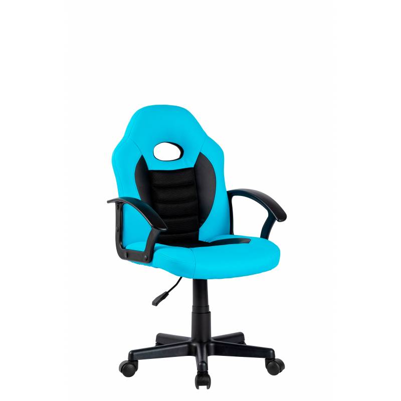 Офисное кресло Chairman CH111 экокожа, голубо-черный главное фото