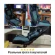 Игровое кресло  "GT Racer GM-100", две подушки, ткань, черное/голубое, 531818. Фото товара с разных ракурсов.