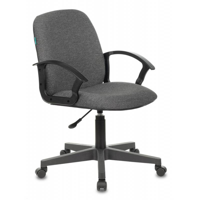 Кресло Бюрократ CH-808-LOW/#G низкая спинка серый 3C1 НА ПИАСТРЕ главное фото