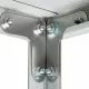 Стеллаж металлический  "MS Plus-185/30-4", 1850х1000х300 мм, 4 полки, регулируемые опоры, 291104, S241BR153402. Фото товара с разных ракурсов.