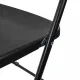 Стул складной для дома и офиса  "Golf CF-002", черный каркас, пластик черный, 531563. Фото товара с разных ракурсов.