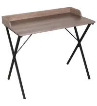 Стол на металлокаркасе BRABIX LOFT CD-008 (ш900*г500*в780мм), цвет морёный дуб, 641863