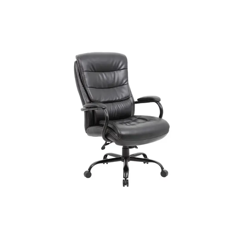 Кресло руководителя PREMIUM Heavy Duty HD-004, НАГРУЗКА до 200 кг, экокожа, черное главное фото